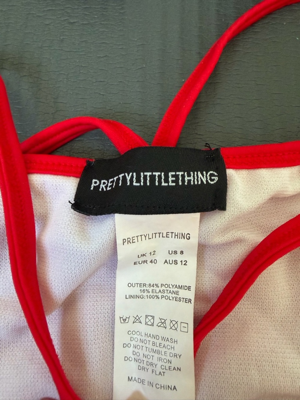 Red String Bikini Set - Picture 4 of 8